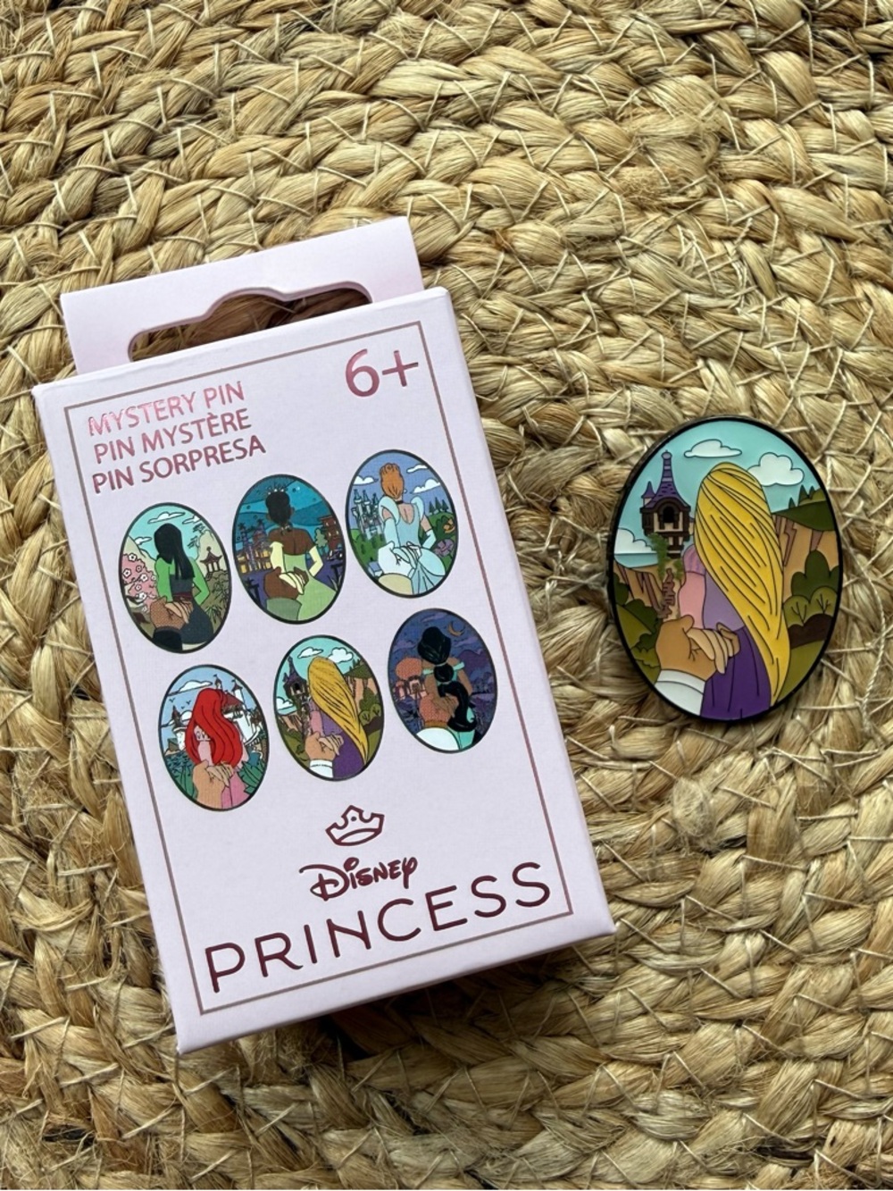 Loungefly Disney Rapunzel Tangled Blind Box Hand Holding Enamel Lapel Brooch Pin